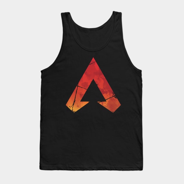 Apex Legends Watercolor Logo | Simple Apex legends Logo Tank Top by threadbaregaming